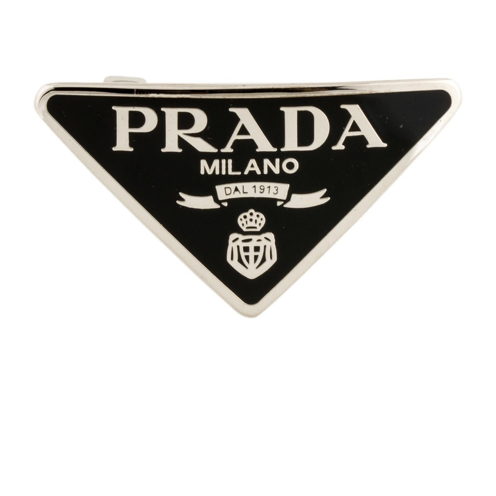 Prada metal hair clip